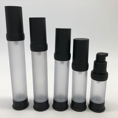 좋은 가격 15~35ml 블랙 컬러 공기 없는 플라스틱 로션 병 온라인으로