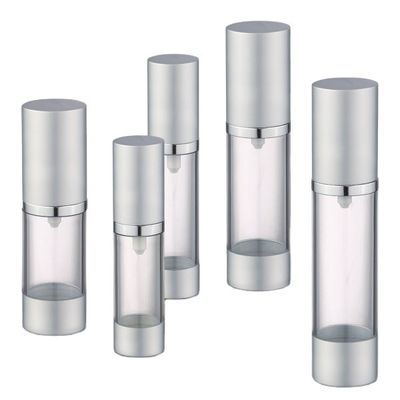 좋은 가격 PP 콜라 15ml 20ml 30ml 40ml 50ml 펌프 스프레이어와 함께 실린더 모양 공기 없는 병 온라인으로