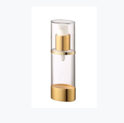 좋은 가격 타원형 30ml PP 빈 플라스틱 크림 115mm 높이의 공기 없는 화장품 용기 온라인으로
