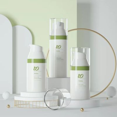 30ml/50ml 모든 플라스틱 공기 없는 병 스크린 인쇄 다양한 크기